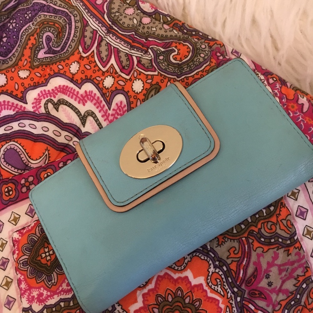 Kate Spade Hampton Road Stacy Wallet in Pool Blue